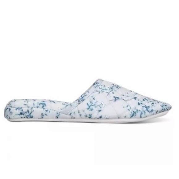 CHARTER CLUB Macy’s Printed Quilted Slide Slippers Size 5/6, 7/8, 9/10, 11/12 - Picture 2 of 5